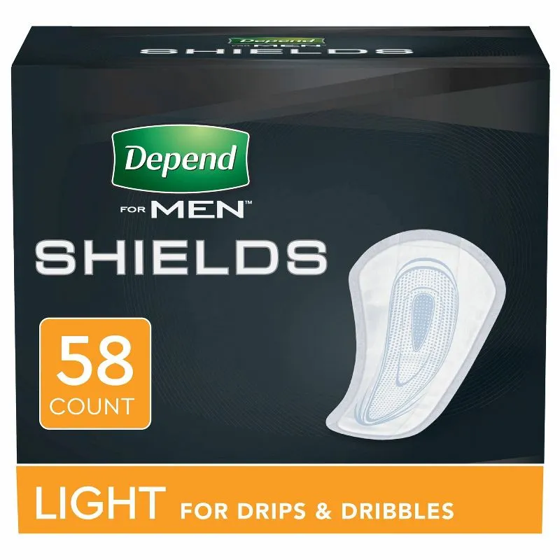 Depend for Men Shields Light Absorbency