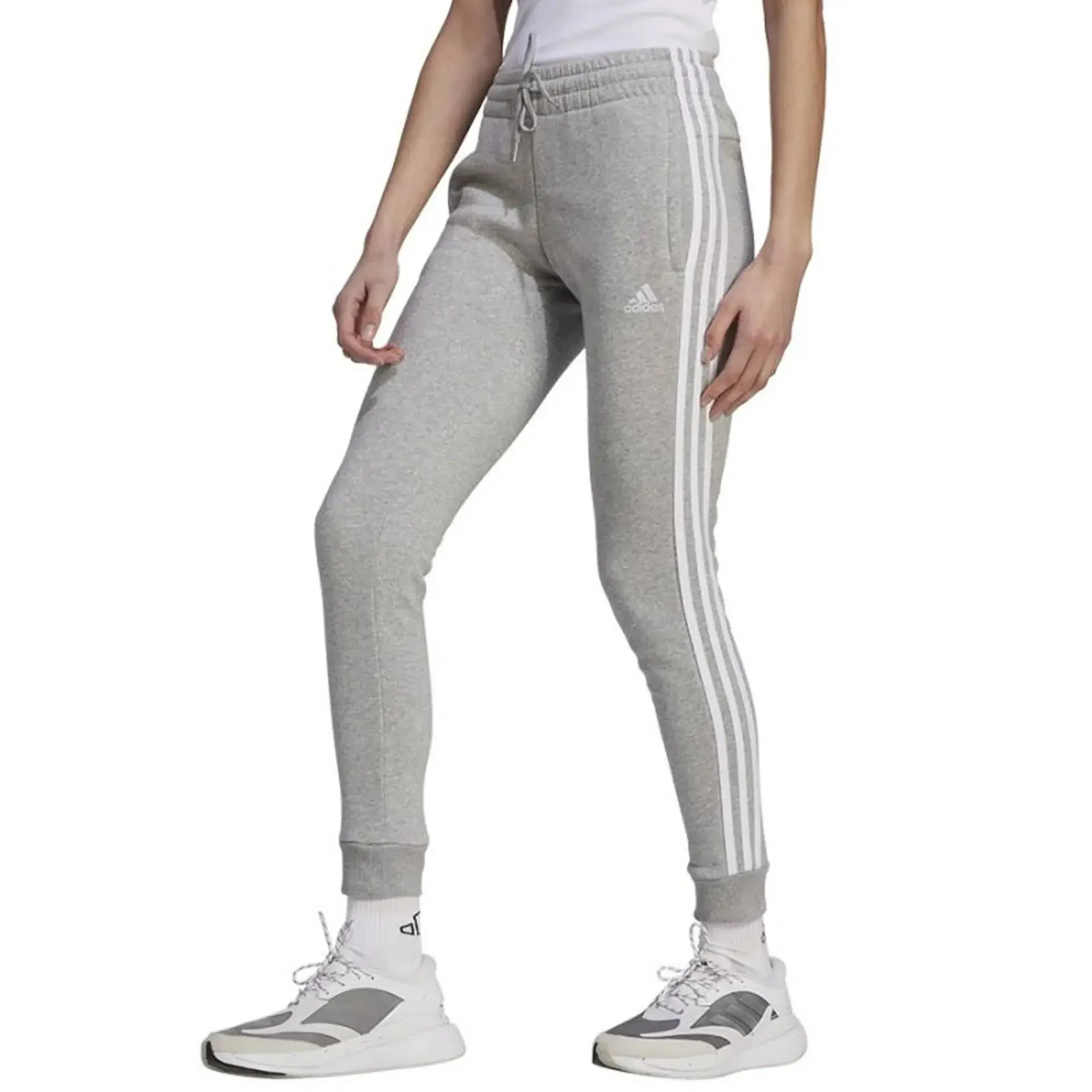 adidas Women's Essentials 3-Stripes Fleece Pants