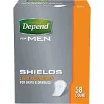 Depend for Men Shields Light Absorbency