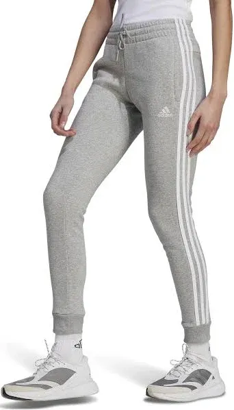 adidas Women's Essentials 3-Stripes Fleece Pants