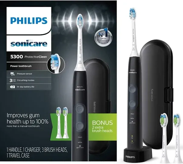 Philips Sonicare ProtectiveClean 5300 Rechargeable Electric Toothbrush